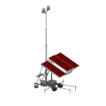 Tour d&#39;éclairage mobile stable solide pratique